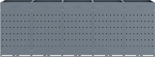 vidaXL Waste bin frame