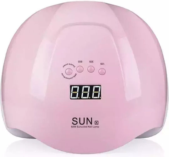 Sun X Επαγγελματικό Φουρνάκι Νυχιών 2 In 1 54w Ροζ