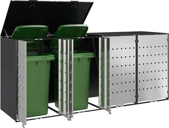 vidaXL Waste bin frame