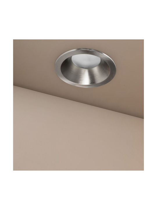 kelvo Metalic Cadru pentru Spoturi GU10 Argintiu 8.5x8.5cm. 1buc kelvo Metalic Cadru pentru Spoturi GU10 Argintiu 8.5x8.5cm. 1buc