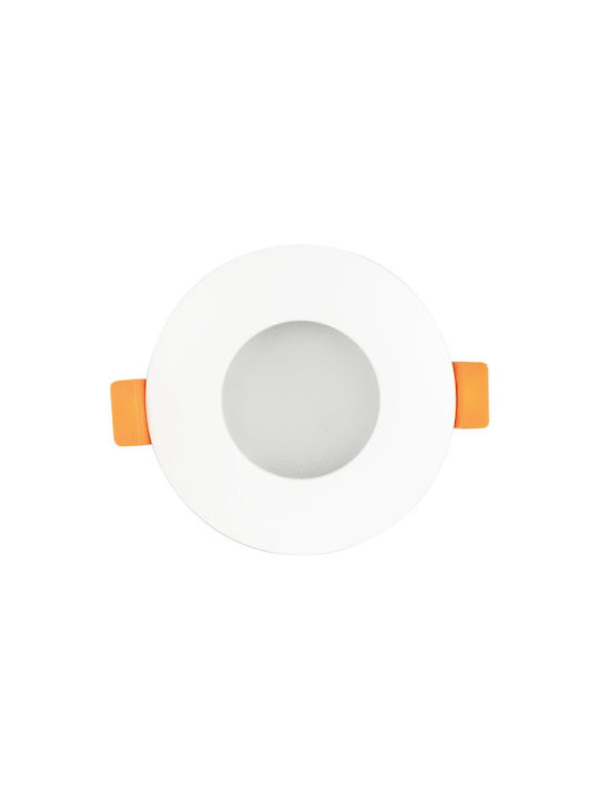 kelvo Metallic Frame for Spot GU10 White 8.5x8.5cm. 1pcs
