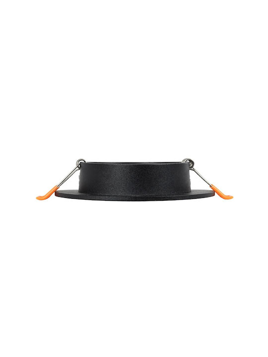 kelvo Metallic Frame for Spot GU10 Black 10.5x10.5cm. 1pcs