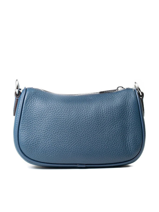 Carmela Leder Damen Schulter Tasche Blau