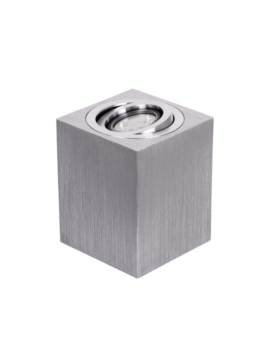 kelvo Akira Spot with Socket GU10 in Silver Color