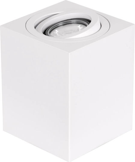 kelvo Akira Spot with Socket GU10 in White Color