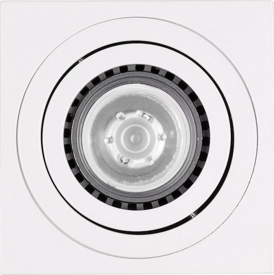 kelvo Akira Spot with Socket GU10 in White Color