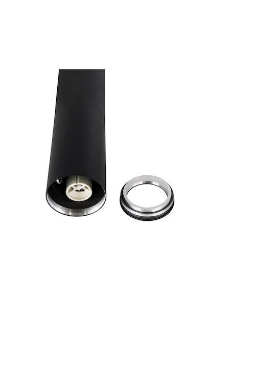 kelvo Duct Spot with Socket GU10 in Black Color