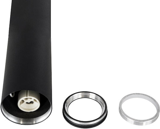 kelvo Duct Spot with Socket GU10 in Black Color