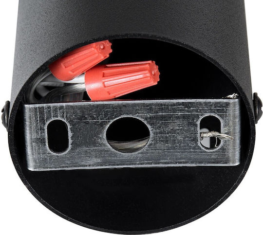kelvo Duct Spot with Socket GU10 in Black Color