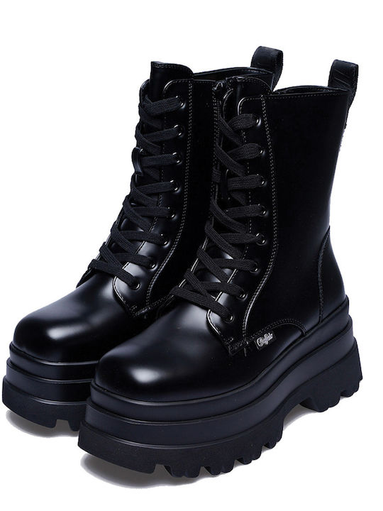 Buffalo Jupiter Schwarze Kampfstiefel Buffalo Jupiter Schwarze Kampfstiefel