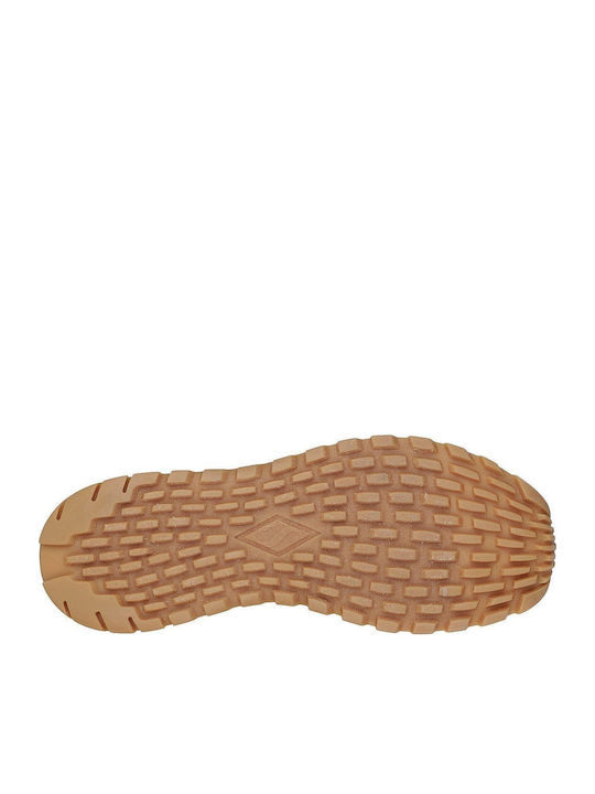Uno Rugged Women's Ankle Boots with Fur Beige