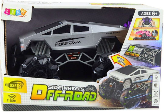 Off-road Pick Up Truck Remote Controlled RC Lights Smoke Effect 1:16 Lean Toys