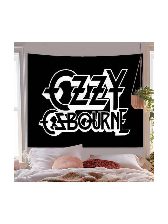 Σημάια Οζι Οζμπορν Λόγκο 90*1.50 Ασπρόμαυρη Flag Ozzy Osbourne Logo 90*1.50 Black White Molfs
