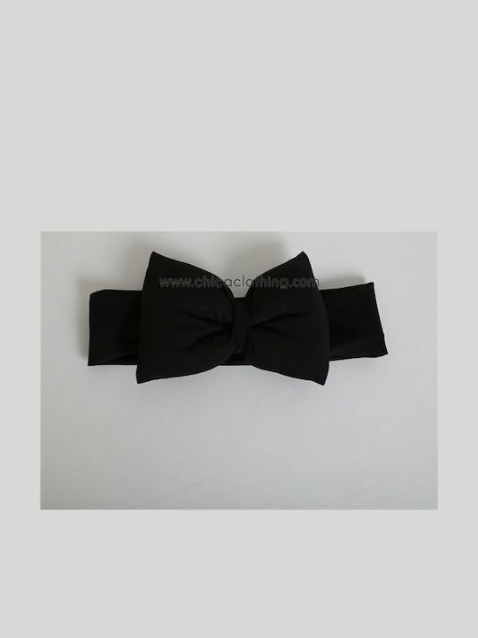 Chica Kids Hair Ribbon in Black Color