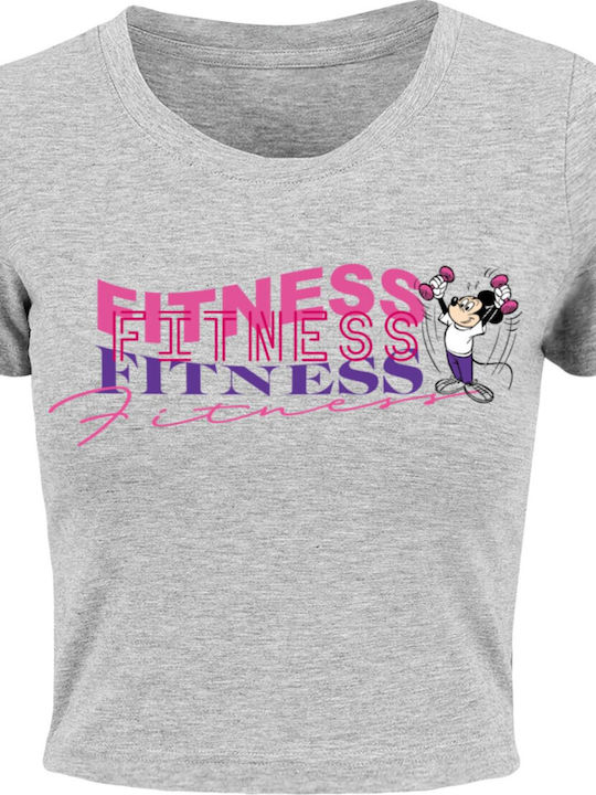 Damen T-Shirt Grey