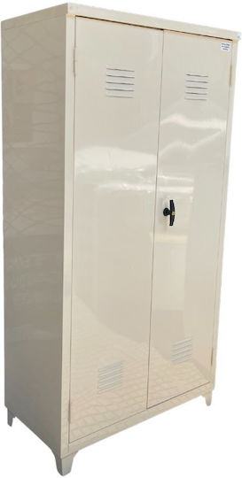 Δίφυλλη Μεταλλική Γαλβανιζέ 176x45x100εκ.