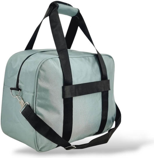 Reisetasche 24Es Grün Stoff L40xB20xH30cm