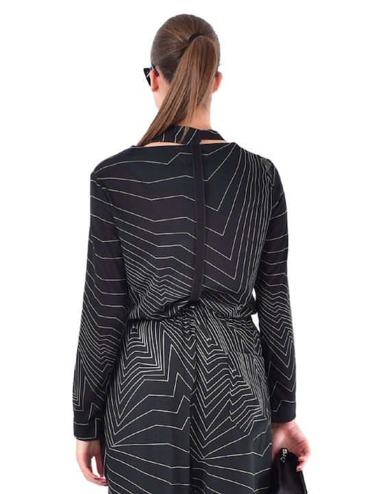Bluza Damă Mânecă Lungă Neagră