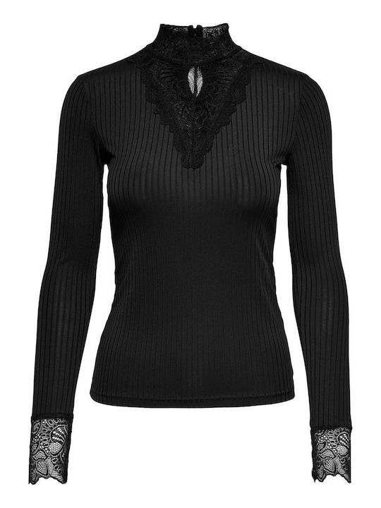Women's Blouse Long Sleeve Black