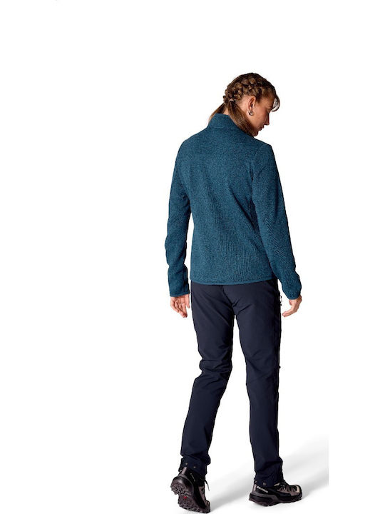Fleece Γυναικεία Ζακέτα Light Zinc