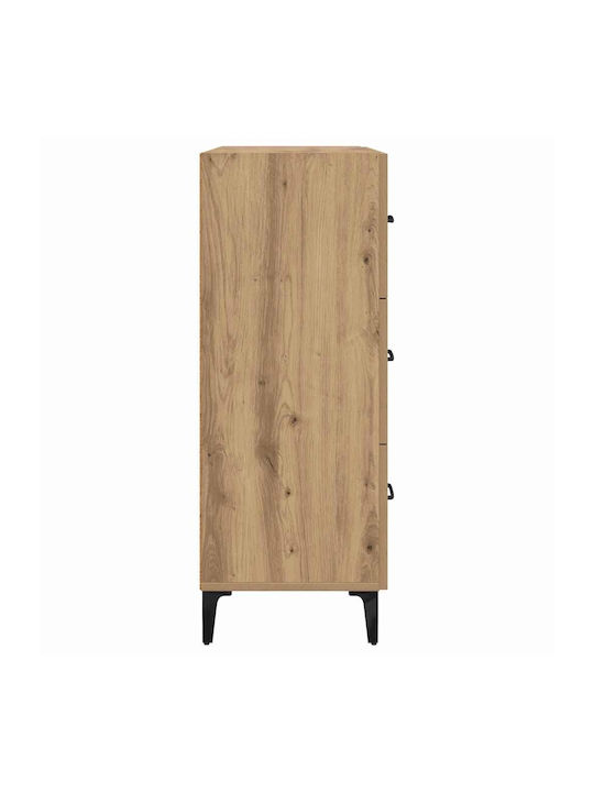 Comoda pentru Dormitor Stejar artizanal 69.5x34x90buc