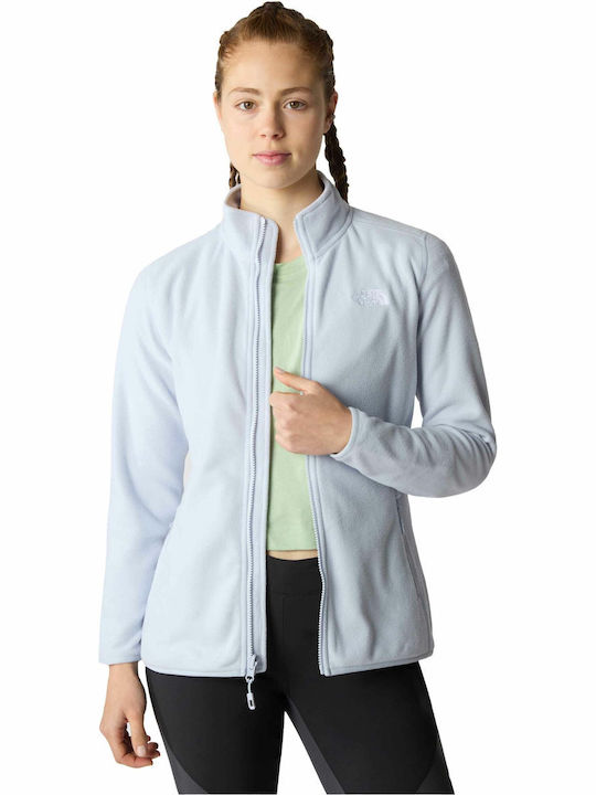 100 Glacier Fleece Γυναικεία Ζακέτα σε Γαλάζιο Χρώμα