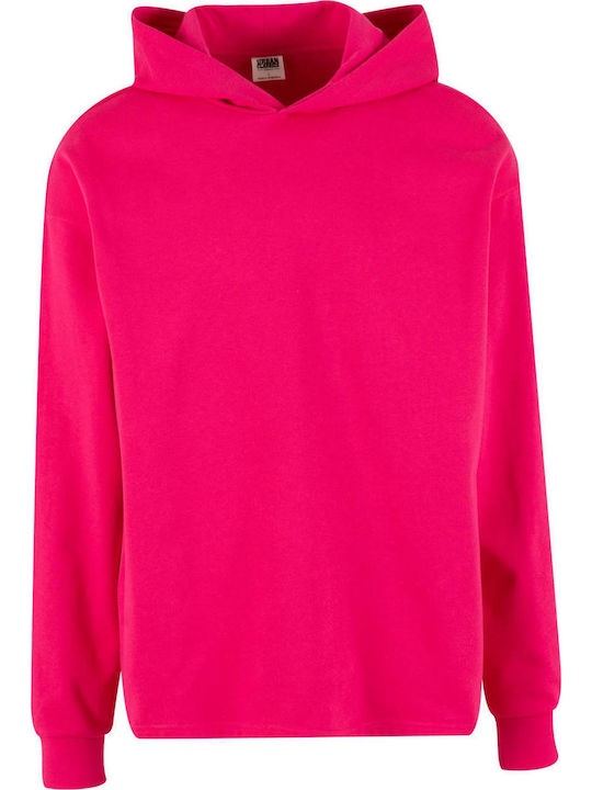 Sweatshirt with Hood Hibiskuspink