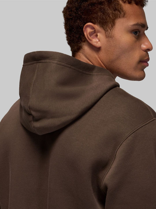 Sweatshirt with Hood Brown