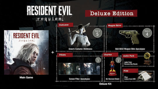 Resident Evil 9 Requiem Deluxe Steelbook Edition (Game-Key Card) Switch 2 Game - Pre-order