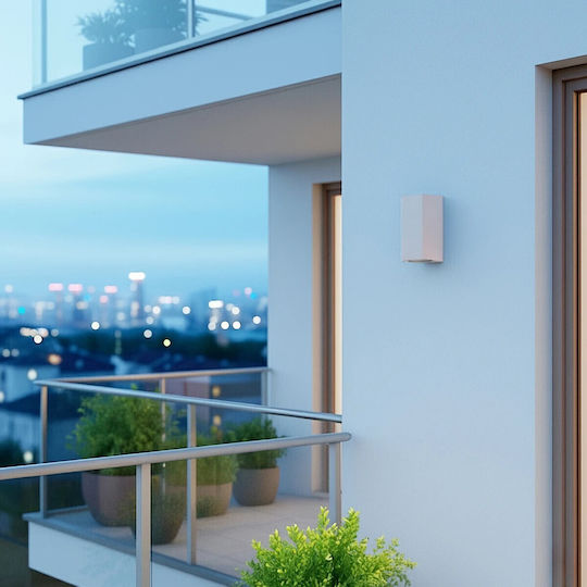kelvo Burano Wall-Mounted Outdoor Light GU10 IP65 8x8x15cm