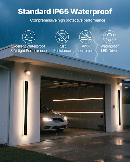 Vevor Επιτοίχιο Γραμμικό Φωτιστικό LED IP65