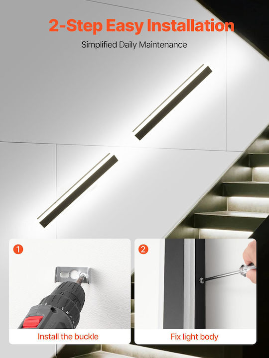 Vevor Wall-Mounted Linear Lighting IP65