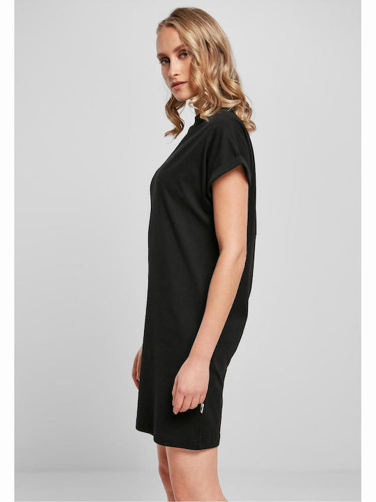 Summer Mini T-Shirt Dress Black