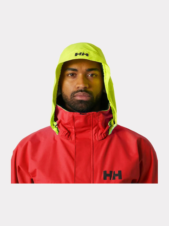 Pier Jacke Wasserdicht Alert Red