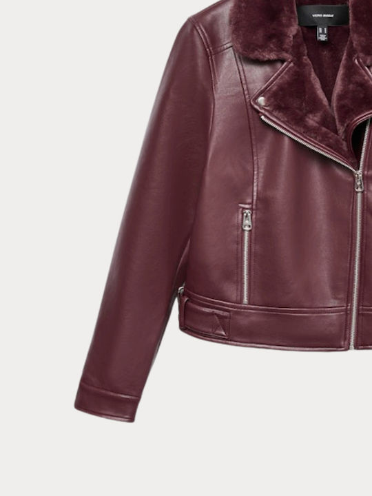 Women's Short Jean Jacket for Winter Winetasting