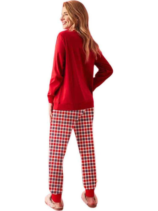 Promise Winter Women's Pyjama Set Red