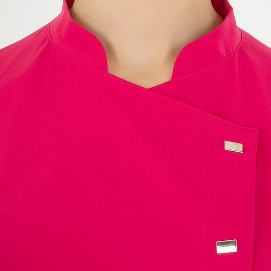 Giblors Γυναικείο Σακάκι Σεφ Greta Slim Fit Φούξια Giblor's Giblor's