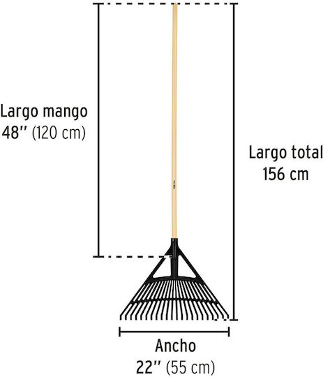 Pretul Garden Rake Leaves EP-22P