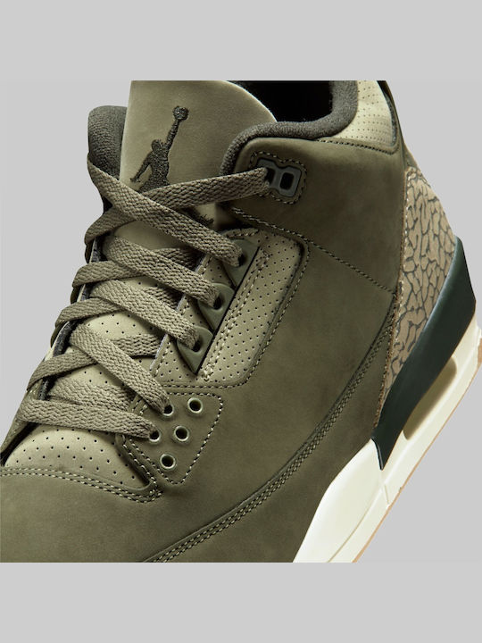 Air  3 Retro Мъжки Високи Каки Сникърси