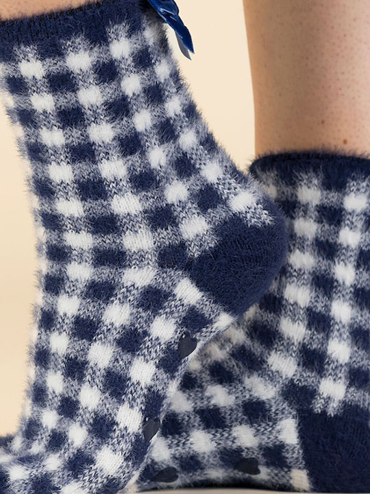 Noidinotte Damen Socken Blue Marine 1Pack Noidinotte Damen Socken Blue Marine 1Pack