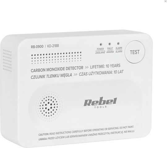 Detector De Monoxid De Carbon Alarm 3xaa Baterii Kd-218b Rebel
