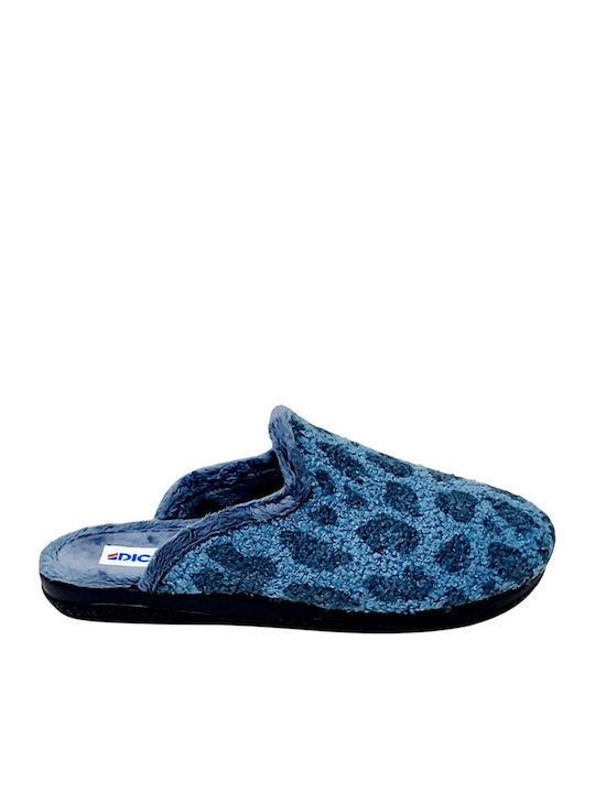 Winter Women's Slippers Blue