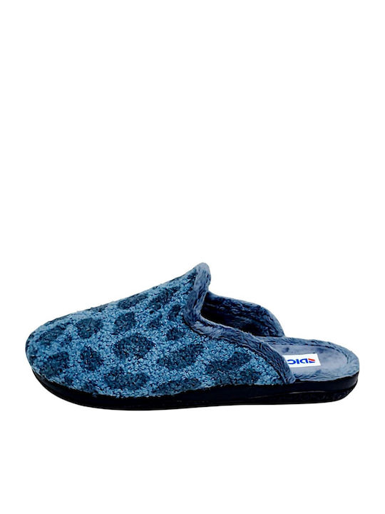 Winter Women's Slippers Blue