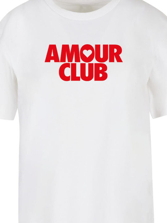 Miss Tee Tricou Alb Bumbac