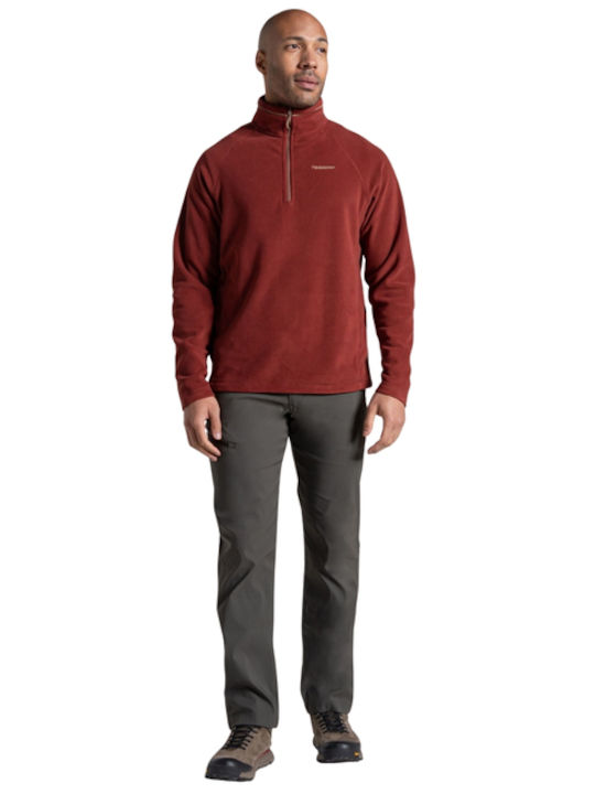 Ανδρική Ζακέτα Fleece Red Jasper