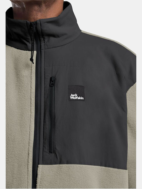 Ανδρική Ζακέτα Fleece Μπεζ