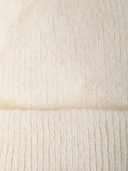 Beanie Beanie Knitted in White color