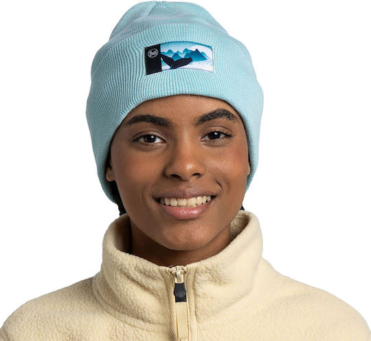 Beanie Unisex Fleece Beanie Gestrickt in Türkis Farbe