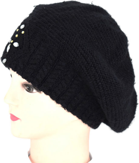 Beanie Frauen Beanie Gestrickt in Schwarz Farbe