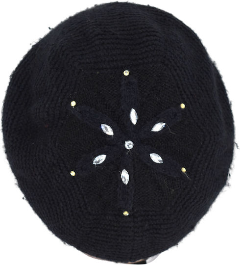 Beanie Frauen Beanie Gestrickt in Schwarz Farbe